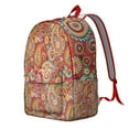 thumbnail image 2 of Vintage Artistic Backpack for Women, Waterproof Laptop Daypack with Floral Bohemian Pattern for Work or School, 2 of 4