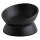 thumbnail image 1 of Negro-cuenco de cerámica, cuenco para gatos, cuenco para perros, cuenco para mascotas, boca oblicua, protección de pie alto, vértebra cervical, 1 of 5