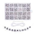 thumbnail image 1 of Small Acrylic Letter Beads Set for Jewelry Bracelets Making with Bracelet String, 1 of 6