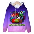 thumbnail image 2 of Sudadera con capucha para hombre Game Geometry Dash con estampado gráfico 3D, moda urbana de otoño para niño, sudadera informal de manga larga de gran tamaño, 2 of 4