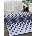 thumbnail image 3 of Ahgly Company Machine Washable Indoor Round Transitional Heavenly Blue Area Rugs, 4' Round, 3 of 7