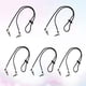 thumbnail image 4 of BRIGHTFUFU 5pcs Servilletas de papel Cordón Clip Comida Babero Toalla Toallas Cadena Cordón flexible Servilletero ajustable para adultos (Negro), 4 of 7