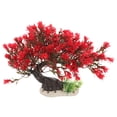 thumbnail image 1 of GOOHOCHY Árbol artificial pequeño para decoración de peceras, planta acuática falsa, 1 of 8