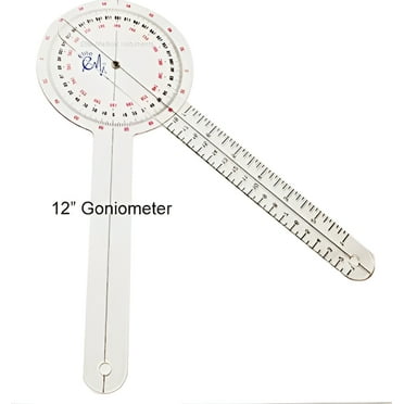 EMI Plastic 12" Goniometer 360 Degree ISOM - 12" EGM-422
