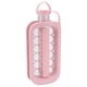 thumbnail image 5 of Hervidor de hielo plegable, molde portátil de silicona para hacer bolas de hielo, color rosa, 5 of 14