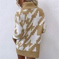 thumbnail image 2 of Gibobby Suéter mujer, Suéteres de invierno para mujer 2023, cuello alto, manga larga(Amarillo,G), 2 of 5