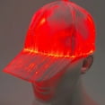 thumbnail image 4 of BUTORY Fiber optic cap LED hat with 7 colors luminous glowing EDC baseball hats USB Charging light up caps even party led christmas cap for event holiday, 4 of 7