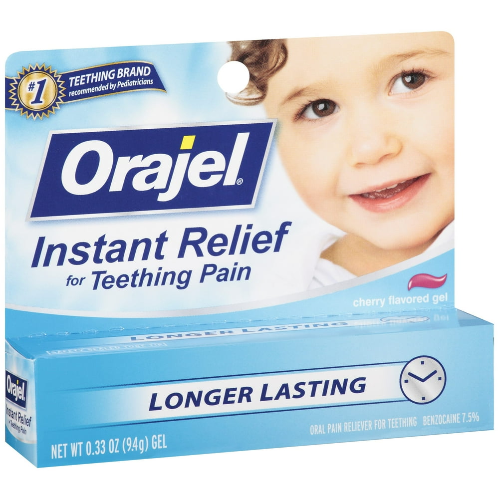Orajel® Instant Relief for Teething Pain .33 oz gel