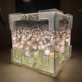 thumbnail image 1 of 21 Flowers Lampara De Tulipanes, DIY Tulip Night Light Cube Mirror Lamp, 1 of 4