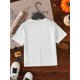thumbnail image 2 of Girls' Summer Short Sleeve T-Shirt - White Stretchy Casual Top with Lemon Slice & "Ciao Bella" Graphic Print, Round Neck for Outdoor Play, Sports & Daily Activities, Cheerful Design | Comfortable Fit, 2 of 7