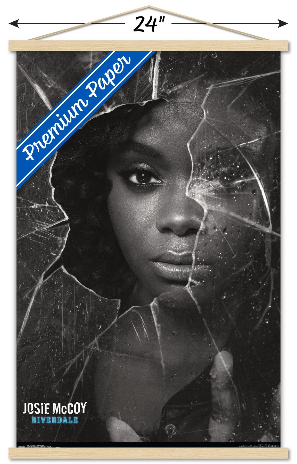 Riverdale - Shattered Josie Wall Poster with Wooden Magnetic Frame, 22.375" x 34"