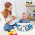 thumbnail image 3 of Little Tikes My First Seat Infant Foam Floor Chair with Feed and Play Tray, Blue, 3 of 3