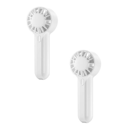 

Jrocdr Mini Portable Fan Powerful Handheld Fan Cute Design 3 Speed Personal Small Desktop Fan Lightweight Makeup USB Charging Fan White Portable Desk Fan Usb Mini Fan Foldable Fans *2PCS
