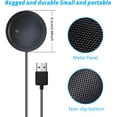 thumbnail image 2 of USB Microphone,Desktop Computer Mic, USB Conference Microphone with Mute Key, Plug & Play 360°Omnidirectional Condenser PC Laptop Mics,for Online Calls/Class/Recording Video (Not a Speaker), 2 of 7