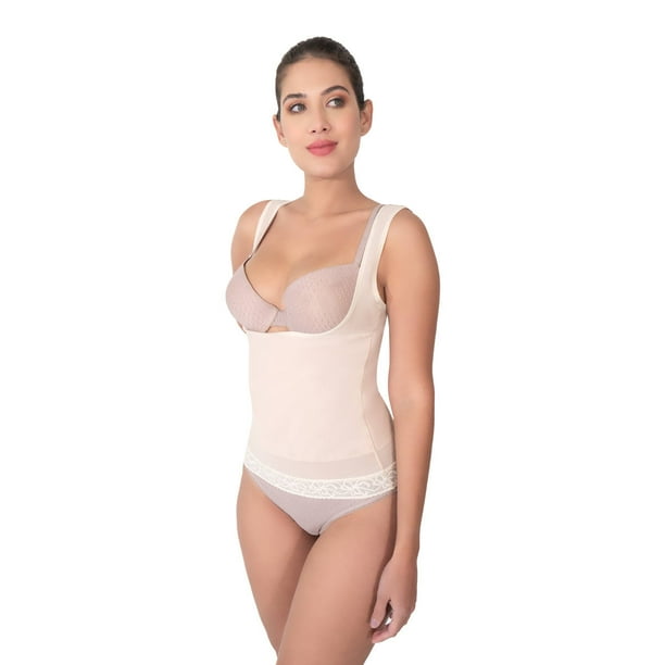 Camiseta faja licra powernet control en cintura y abdomen