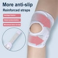 thumbnail image 3 of pitrice Support de Genou Élastique Protecteur d'Articulations Professionnel Femmes Bande Fixe Respirante Équipement de Basketball Course Randonnée Blessures Blanc/pied Droit/TG, 3 of 7