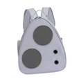 thumbnail image 3 of Mochila transportadora para gatos con bolsillos laterales, bolsa de viaje para acampar al aire libre y caminar Gris, 3 of 8