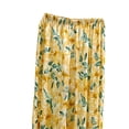 thumbnail image 5 of Tnhcen Women's Elastic Waist Print Vintage Loose Fit Slimming Cuffed Ankle Sleep Pants Soft Nylon Spandex Blend Comfy Casual Loungewear Pajama Trousers M-L, 5 of 5