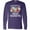 Purple, variant on Inktastic Promoted to Great Grandma with Flowers Long Sleeve T-Shirt