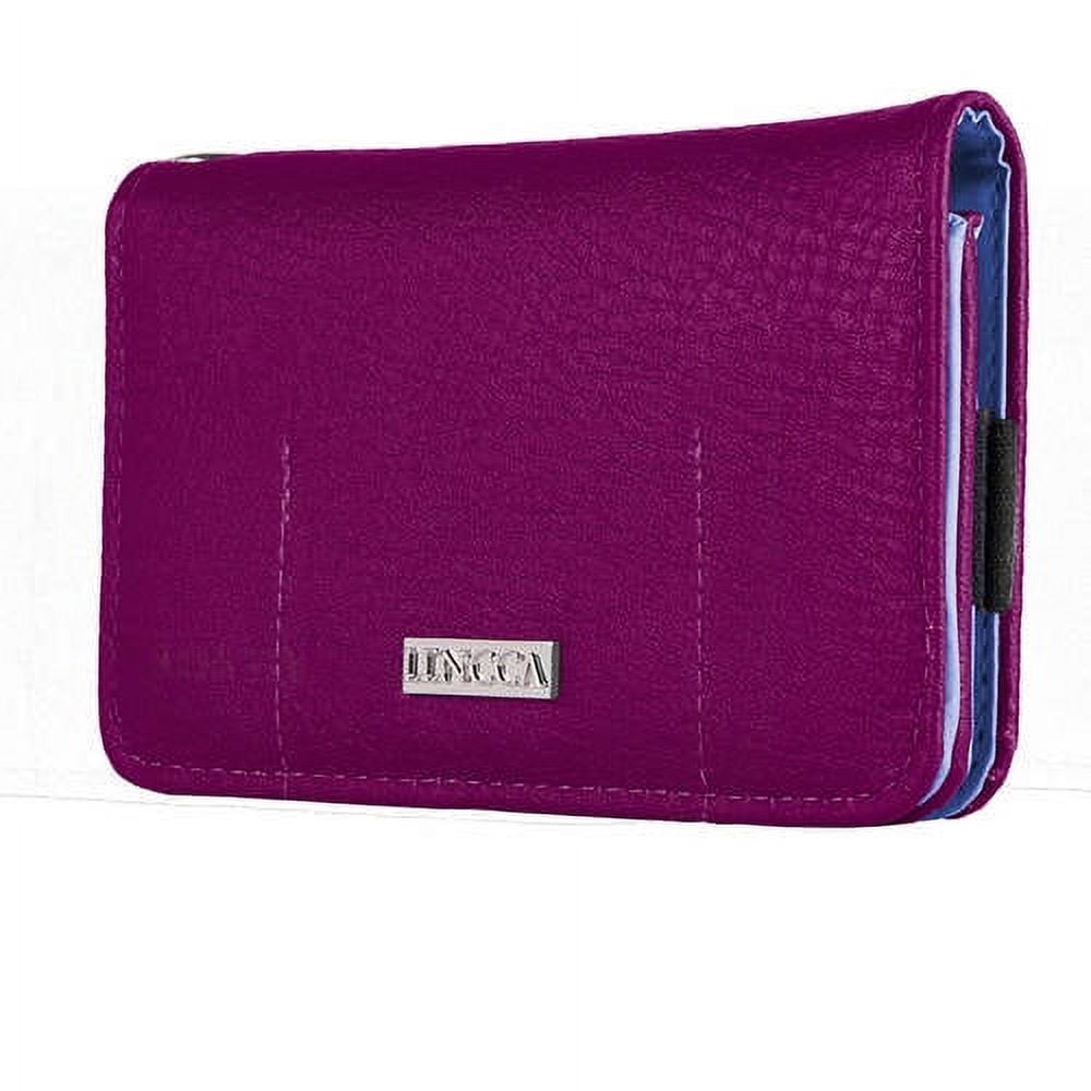 LENCCA Kymira II Women's Universal Protection Wallet Case with Wristlet Strap, Fits Phones up to 5"