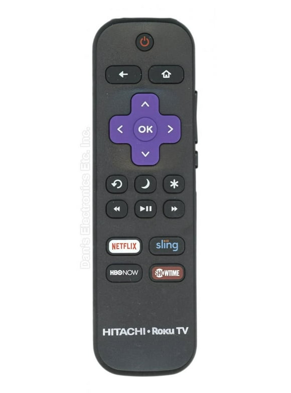 HITACHI 101018E0002 Roku (p/n: X490077) TV Remote Control (new)