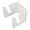 White, variant on M Buder Skateboard Wall Mount Acrylic Display Storage Holder Hanger Rack Home Decoration For Indoor White (6.30 inches / 16 cm)