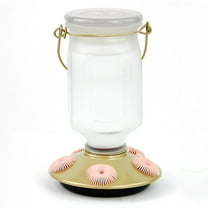 Perky-Pet Sun-Kissed Top-Fill Glass Hummingbird Feeder