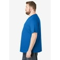 thumbnail image 3 of KingSize Men's Big & Tall Shrink-Less Lightweight Crewneck T-Shirt, 3 of 5