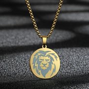 CXWIND Hip Hop Rock Wild Lion Necklace For Men Women Stainless Steel Jewelry Cool Animal Pendant Necklace Collier Gift