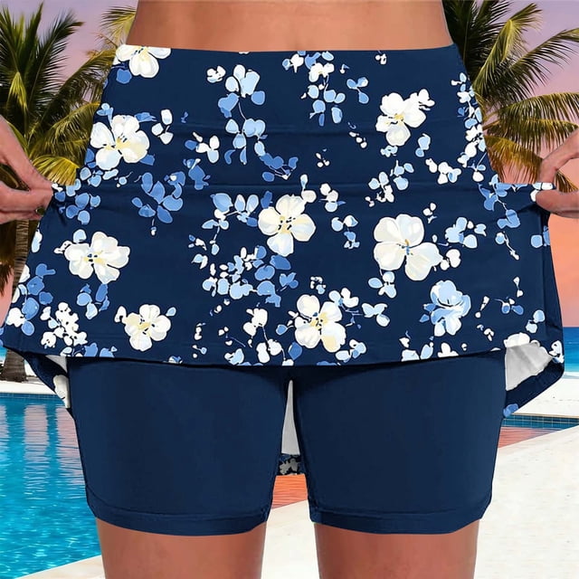 Nuoqisi Jupe-Short de Performance Active pour Femmes, Légère, Ajustée, Imprimée, pour Course, Tennis, Golf, Entraînement, Sports 2026
