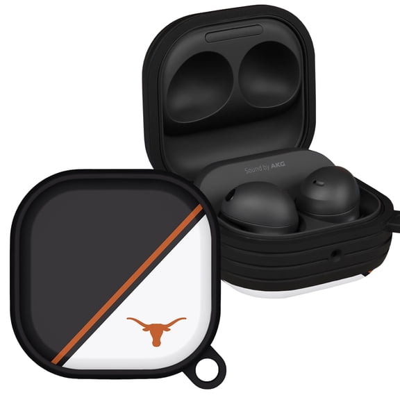 Texas Longhorns Champion Series HDX Case Cover Compatible with Samsung Galaxy Buds Pro & Buds Live by Affinity Bands