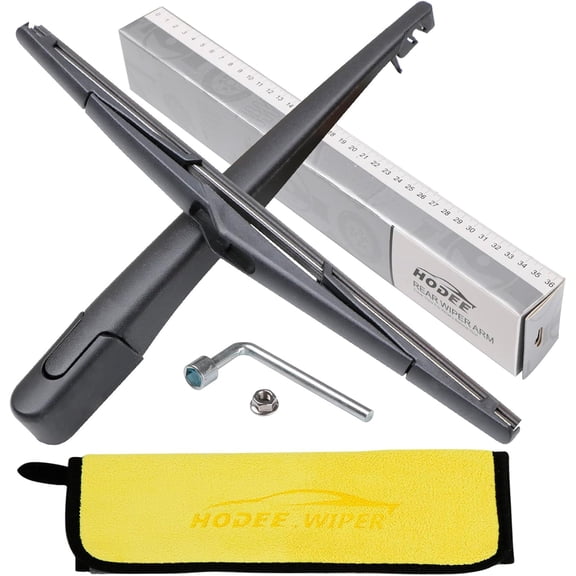 Rear Wiper Arm Blade Nut Set Replacement for Nissan Kicks 2017-2023,Back Windshield Wiper Assembly with Window Wiper Cap Cover Accessories