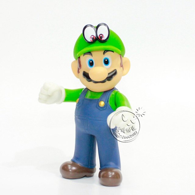 Figuras de acción de juguete de la serie Super Mary, Mario Bros, Luigi, Yoshi, Donkey Kong, Wario, modelo de Anime, adornos, regalos de cumpleaños para niños Dengxun unisex