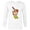 White, variant on Disney Peter Pan Face - Long Sleeve T-Shirt for Men - Customized-White