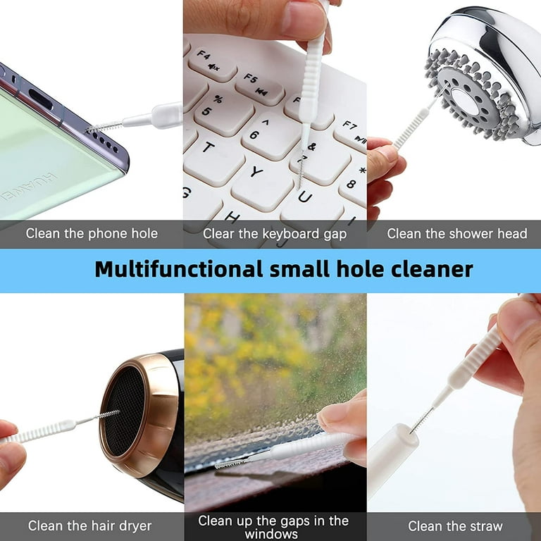 Shower Head Cleaning Brush, Anti-Clogging Cleaning Brush 100 PCS, Shower  Nozzle Cleaning Brush Multifunctional Hole Cleaning Brush for Pore Small