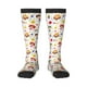 thumbnail image 1 of Fotbe Childrens Party Calcetas Divertidas Estampadas para Hombre y Mujer, Calcetas de Algodón hasta la Rodilla para Caminar, Correr, Enfermería y Embarazo, 1 of 6