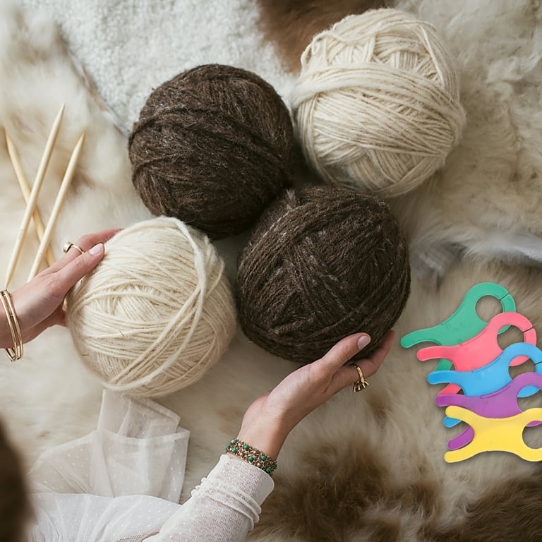 TOYMYTOY 30Pcs Large Yarn Bobbins Spool Thread Knitting Sewing Crochet  Weave Winder Tool 