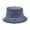 Blue, variant on Leather Fisherman Hat Mens and Womens Casual Basin Hat Solid Color Outdoor Hat Hop Beach Hat M
