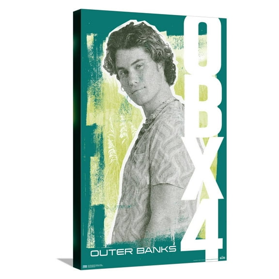 Netflix Outer Banks: Season 4 - John B Canvas Wall Poster, 14.725" x 22.375"