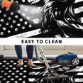 thumbnail image 5 of American Flag Outdoor Rug for Patio/Deck/Porch, Non-Slip Large Area Rug 3 x 5 Ft, Black US Flag Eagle Indoor Outdoor Rugs Washable Area Rugs, Reversible Camping Rug Carpet Runner, 5 of 8