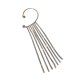 thumbnail image 1 of Pendientes de Mujer Sonducket borla larga clip de oreja oro, 1 of 6