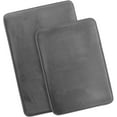thumbnail image 3 of Clara Clark Bath Mat Set \u2013 Memory Foam Bath Mat - Soft Bathroom Rug - Non Slip and Super Absorbent - Fast Drying Machine Washable Bath Mat Set of 2 20 x 32, 17 x 24, Grey, 3 of 8