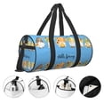 thumbnail image 5 of KLL Hello Spring Sunflower Gnomes Duffle Bag For Men Women Sport Gym Fitness Tote Travel Training Workout Basketball Football Weekender, 5 of 8