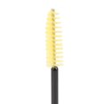 thumbnail image 2 of 50 piezas/juego de cepillos desechables para pestañas, aplicador de rímel, herramienta cosmética para maquillaje de ojos, negro y amarillo, 2 of 5