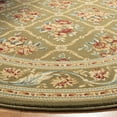thumbnail image 4 of SAFAVIEH Lyndhurst Mason Floral Area Rug, Green, 5'3" x 5'3" Round, 4 of 9