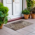 thumbnail image 6 of Addison Rugs Chantille Indoor/Outdoor Transitional Swirls Fudge Washable Rectangle Rug, 1'8" x 2'6", 6 of 6