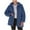 Blue, variant on FNFHFY Womens Sherpa Coat Faux Shearling Shaggy Full Zip Coats Warm Winter Fleece Zip Up Sherpa Jacket with Pocket