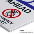 thumbnail image 5 of GMP Area Ahead Sign, OSHA Sign, 24x36 Corrugated Plastic, 5 of 7