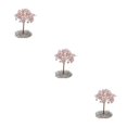thumbnail image 4 of Bewildely Árboles de dinero de vida artificial anchos para una decoración versátil Árbol de cristal curativo artificial Cristal rosa elegante Type1 NO1, 4 of 6