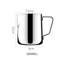 thumbnail image 1 of Taza de acero inoxidable con forma de guirnalda, taza con forma de guirnalda, taza para leche con burbujas, taza para leche, taza para leche elegante, aparato para café, taza con forma de guirnalda,, 1 of 6